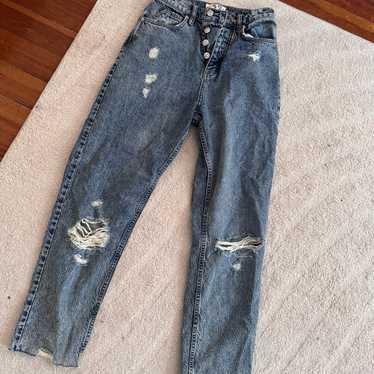 Free People CRVY Straight Jeans