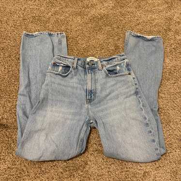 Abercrombie & fitch the 90s relaxed Jean high rise