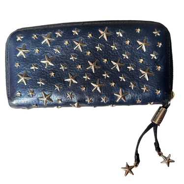 Jimmy Choo Jimmy Choo Blue Star Studded Long Walle