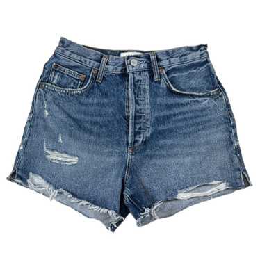 Agolde Agolde Denim Distressed Blue Jean Shorts | 