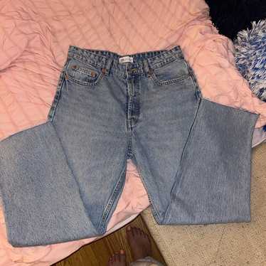 Zara straight jeans