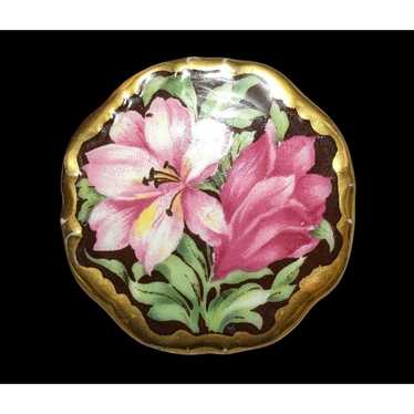 Other Antique 1920s German Floral Hand Painted Bro