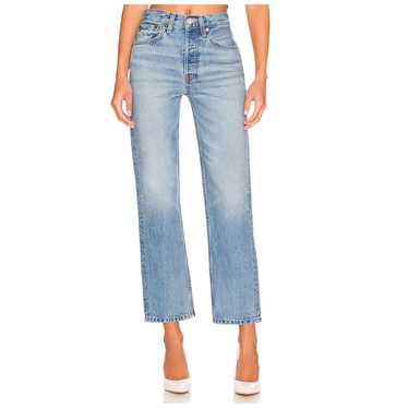 RE/DONE Re/Done 70’s Stovepipe Jeans Favorite Bleu