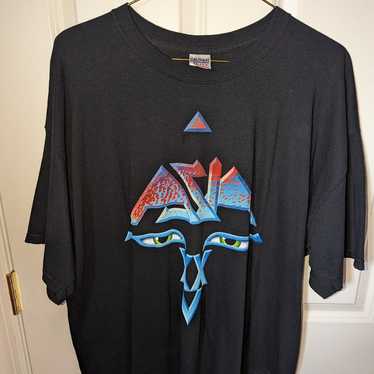 ASIA Band Autographed T Shirt.  Rare !!