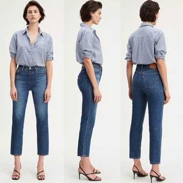 Levi’s 501 Original Cropped High Rise Medium Wash 