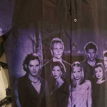 Buffy the vampire slayer button up top by DumbGood - image 1