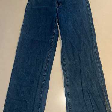 Cider Women’s Wide Leg Jeans Medium Rainbow Hearts