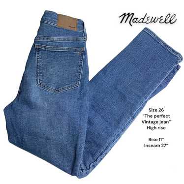 New! Madewell “perfect vintage” jeans size 26