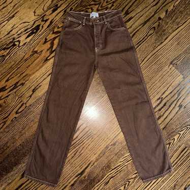 Reformation cowboy Jeans brown 27