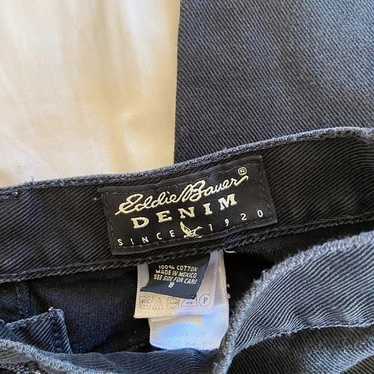 Eddie Bauer Black Denim Mom Jeans