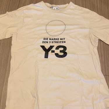 Y-3 T-shirt Cream-colored Cotton