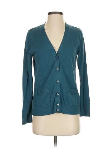 Lands' End Women Green Cardigan S