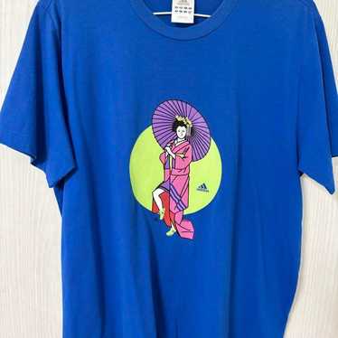 【adidas】"Geisha" Design T-Shirt Adidas T-Shirt