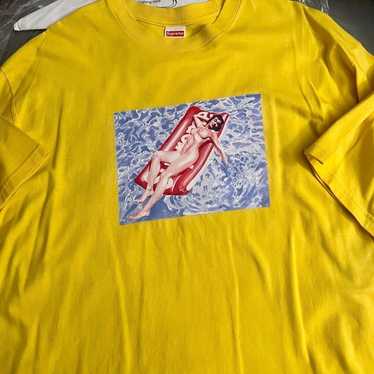 Supreme Float Tee Yellow Size XL