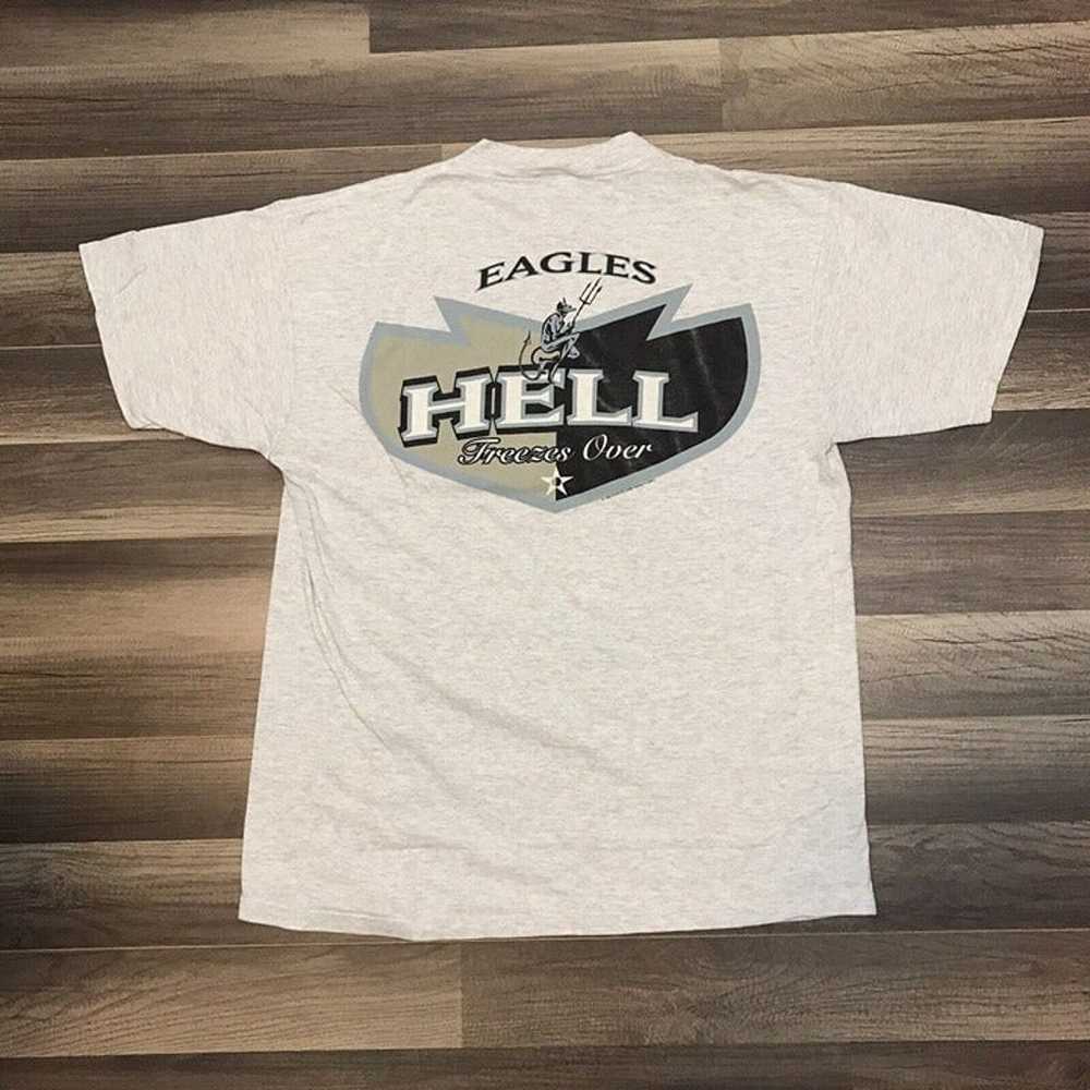 Vintage 1994 The Eagles Hell Freezes Over Gray T-… - image 1