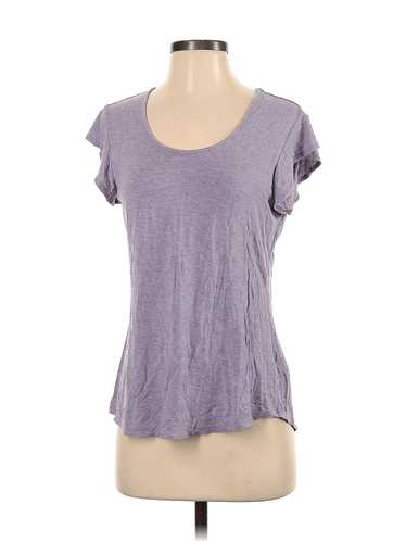 Adrienne Vittadini Women Purple Short Sleeve T-Shi