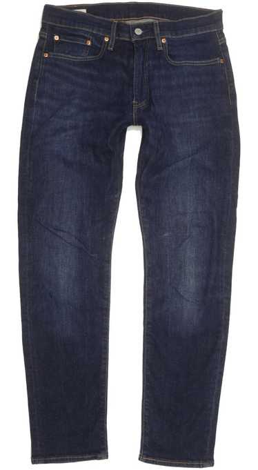 Levi's 502 Men Blue Tapered Regular Stretch Jeans 