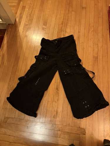 Dylan Grunge black baggy flare raver jeans