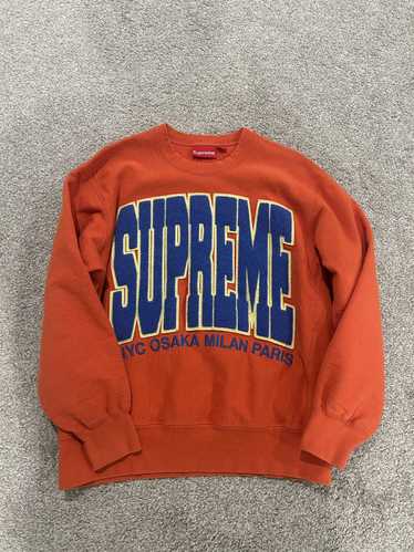 Supreme Supreme cities arc crewneck