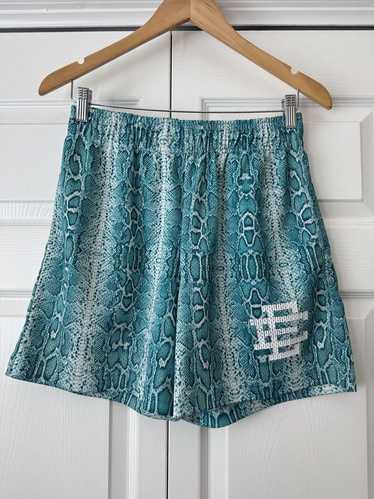 Eric Emanuel Eric Emanuel Blue Snake Mesh Shorts