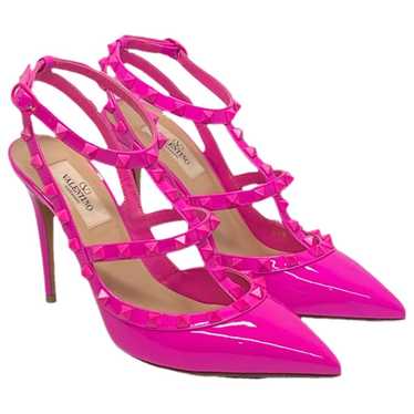 Valentino Garavani Rockstud patent leather heels