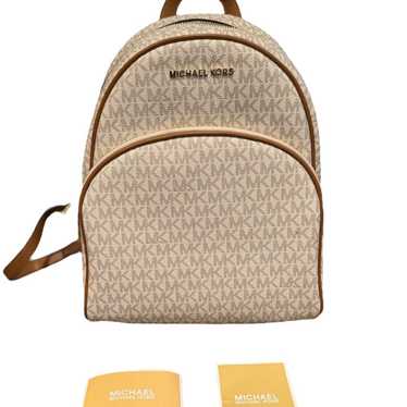 Micheal Kors Jaycee Medium Signature Logo Backpack