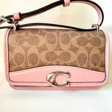 Coach Lunar Signature Logo Bandit Crossbody Powder