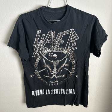 90s SLAYER DIVINE INTERVENTION Lサイズ Vintage 90s Slayer Long Sleeve Shirt XL Divine Intervention
