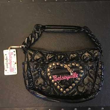 Vintage Betseyville by Betsey Johnson black hearts