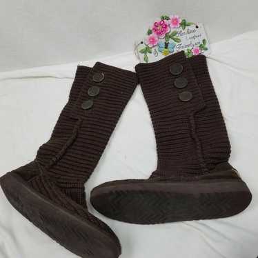 Ugg classic Brown cardy boot 7