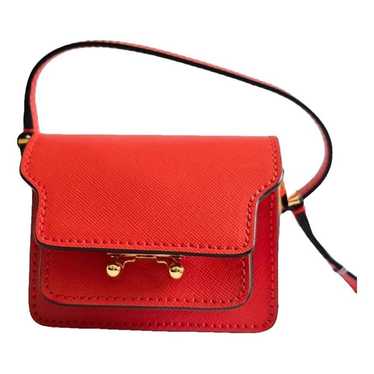 Marni Trunk leather crossbody bag