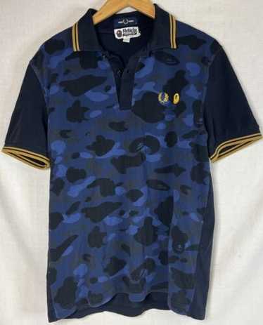 BAPE × FRED PERRY CAMOPOLO Lサイズ BAPE x Fred Perry Color Camo Polo Purple Men's - SS23 - US