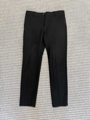 AMI Cigarettes Fit Black Wool Trousers