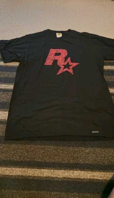 Mens rockstar black t-shirt - Gem