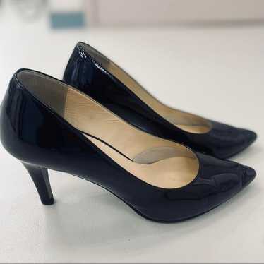 Diana Pumps 23.5 Black Patent High Heels