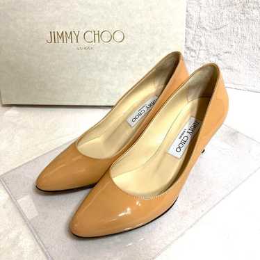 ✨Pristine Condition✨ Jimmy Choo Beige Enamel Pumps