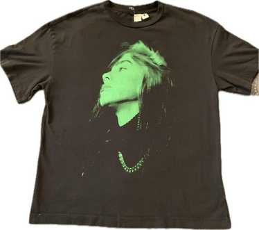Billie Eilish tシャツ Amazon.com: Billie Eilish Men's Racer Logo Jumbo T-Shirt XX