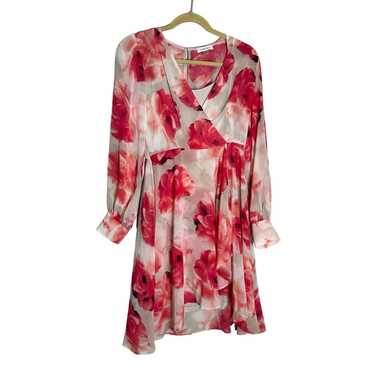 Calvin Klein Sheer Lined Floral Print Flowy Lightw