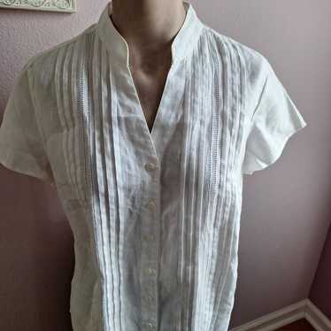 STYLE&CO 100percent Linen blouse