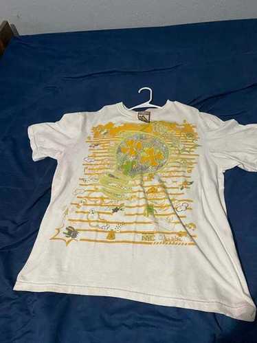 5ive jungle ロンt　tシャツ　ビッグサイズ　y2k 韓国 平成 Vintage 5ive Jungle Shirt Mens XL Yellow Short Sleeve