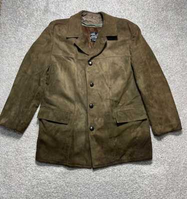 ジャケット・アウター 70'S Montgomery Ward WOOL JACKET Vintage 70s Montgomery Ward CPO Button Up Flannel Shirt