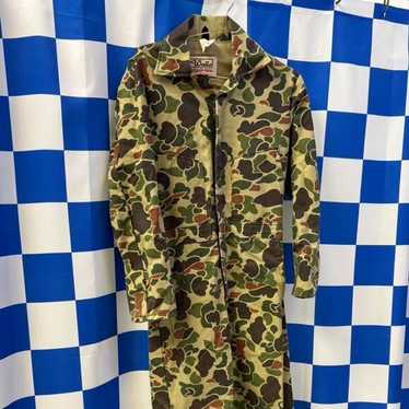 Vintage Duck Camo Walls Blizzard Pruf Jumpsuit