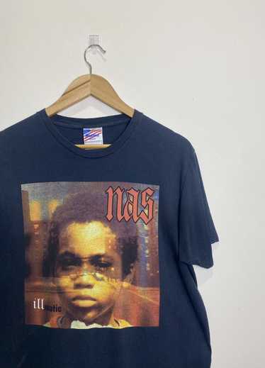 Rap Tees × Very Rare × Vintage VINTAGE RARE NAS IL