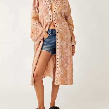 FREE PEOPLE ON THE ROAD DUSTER FLORAL