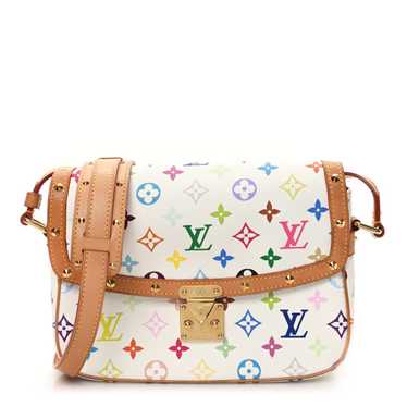 LOUIS VUITTON Monogram Multicolor Sologne White