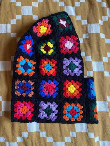 Handmade Colorful Granny Square Hood | Used,…