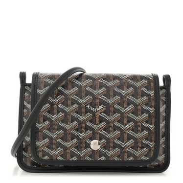 GOYARD Goyardine Plumet Wallet Clutch Black