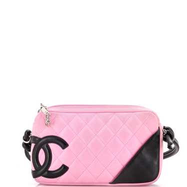 CHANEL Cambon Pochette Quilted Leather