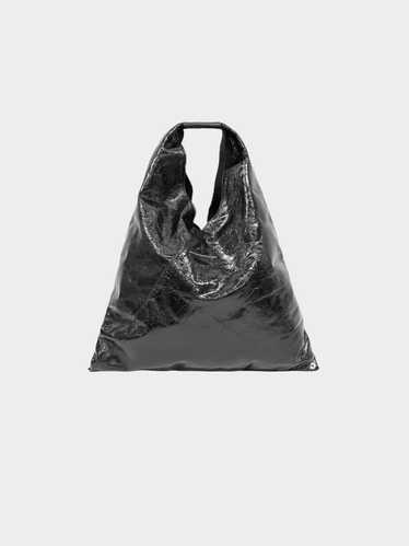 Maison Margiela MM6 2020s Black Leather Wrinkled-E