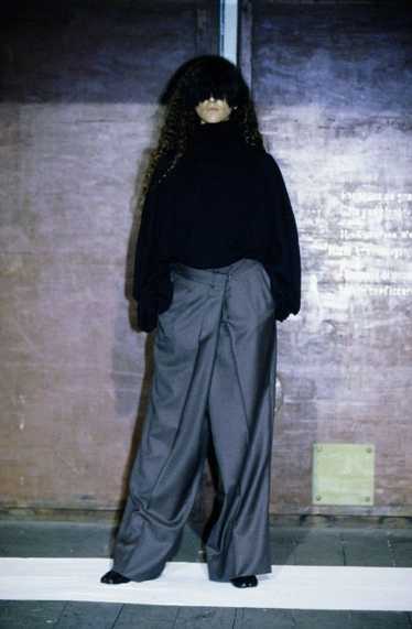 H&M × Maison Margiela Fall 2000 asymmetric wide le